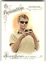 2014 Topps Allen & Ginter #95 Austin Wierschke