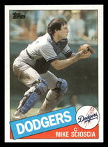 1985 Topps Base Set #549 Mike Scioscia
