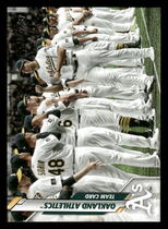 2020 Topps Base Set #73 Oakland Athletics Team Card