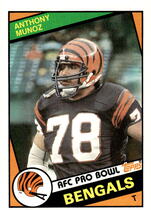 1984 Topps Base Set #45 Anthony Munoz