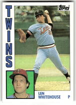 1984 Topps Base Set #648 Len Whitehouse