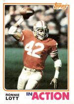 1982 Topps Base Set #487 Ronnie Lott