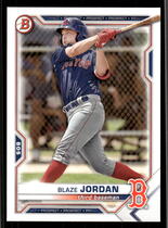 2021 Bowman Draft #BD-182 Blaze Jordan