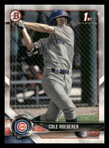 2018 Bowman Draft #BD-125 Cole Roederer