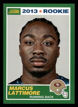 2013 Score Base Set #397 Marcus Lattimore