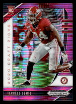 2020 Panini Prizm Draft Picks Pink Pulsar Prizm #160 Terrell Lewis