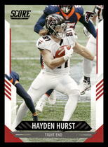 2021 Score Base Set #193 Hayden Hurst