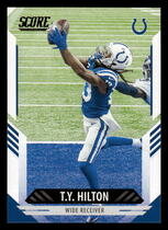 2021 Score Base Set #168 T.Y. Hilton