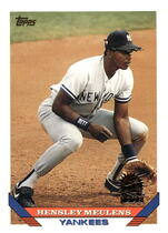 1993 Topps Base Set #549 Hensley Meulens