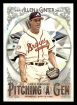 2022 Topps Allen & Ginter Pitching a Gem #PAG-1 Greg Maddux