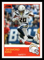 2019 Score Base Set #26 Desmond King