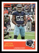 2019 Score Base Set #80 Jayon Brown