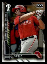 2016 Bowman Chrome Scouts Top 100 Updates #BSU-JO Jhailyn Ortiz