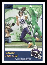 2019 Score Base Set #236 Adam Thielen