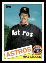 1985 Topps Base Set #666 Mike LaCoss