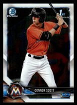 2018 Bowman Chrome Draft #BDC-158 Connor Scott