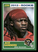 2013 Score Base Set #333 Ace Sanders