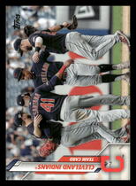 2020 Topps Base Set #65 Cleveland Indians Team Card