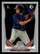 2014 Bowman Chrome Prospects #BCP50 Shawn Pleffner