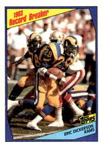 1984 Topps Base Set #1 Eric Dickerson