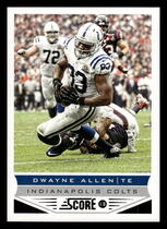 2013 Score Base Set #92 Dwayne Allen