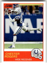 2019 Score Base Set #59 Chester Rogers