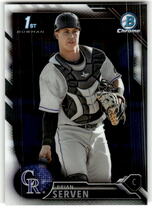 2016 Bowman Chrome Draft #BDC-14 Brian Serven