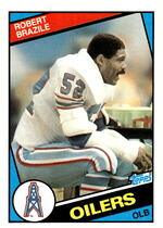 1984 Topps Base Set #76 Robert Brazile