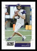 2019 Score Base Set #416 Jake Browning