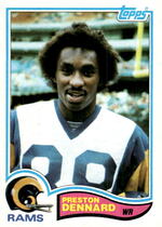 1982 Topps Base Set #373 Preston Dennard