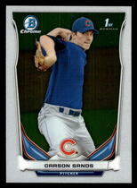 2014 Bowman Chrome Draft #CDP78 Carson Sands