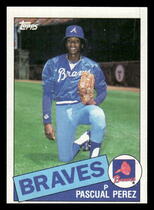 1985 Topps Base Set #106 Pascual Perez