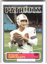 1983 Topps Base Set #329 Steve Grogan