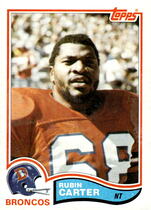 1982 Topps Base Set #77 Rubin Carter