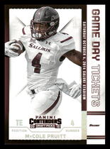 2015 Panini Contenders Draft Picks Game Day Tickets #88 Mycole Pruitt