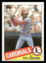 1985 Topps Base Set #33 Tito Landrum