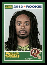 2013 Score Base Set #412 Phillip Thomas