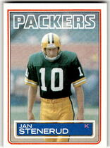 1983 Topps Base Set #85 Jan Stenerud
