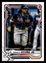 2021 Bowman Base Set #62 Ronald Acuna Jr.