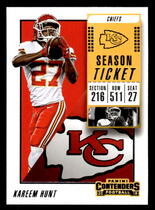 2018 Panini Contenders #53 Kareem Hunt