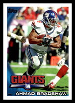 2010 Topps Base Set #163 Ahmad Bradshaw