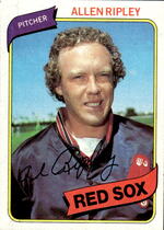 1980 Topps Base Set #413 Allen Ripley