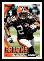 2010 Topps Base Set #71 Sheldon Brown