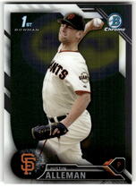 2016 Bowman Chrome Draft #BDC-71 Justin Alleman
