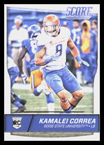 2016 Score Base Set #437 Kamalei Correa