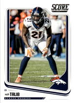 2018 Score Base Set #100 Aqib Talib