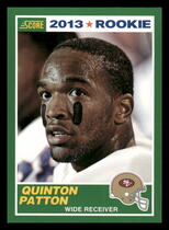 2013 Score Base Set #413 Quinton Patton