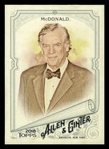 2018 Topps Allen & Ginter #218 Christopher Mcdonald