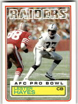 1983 Topps Base Set #301 Lester Hayes