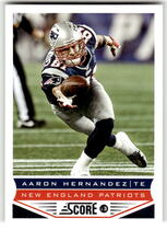 2013 Score Base Set #128 Aaron Hernandez